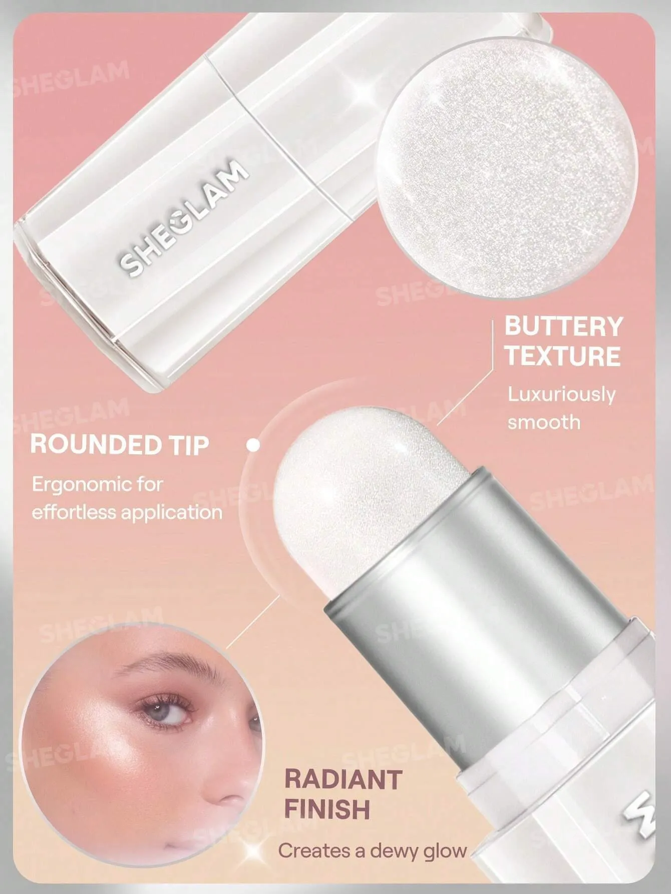 درباره خرید هایلایتر استیکی شیگلم اصل + بهترین قیمت (Sheglam Buttery Bling Highlight Stick)
